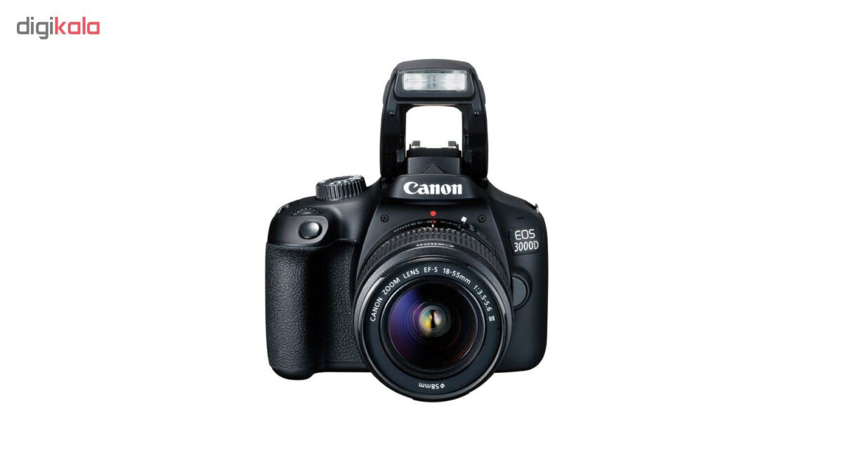 دوربین دیجیتال کانن مدل EOS 3000D به همراه لنز 18-55 میلی متر DC III
