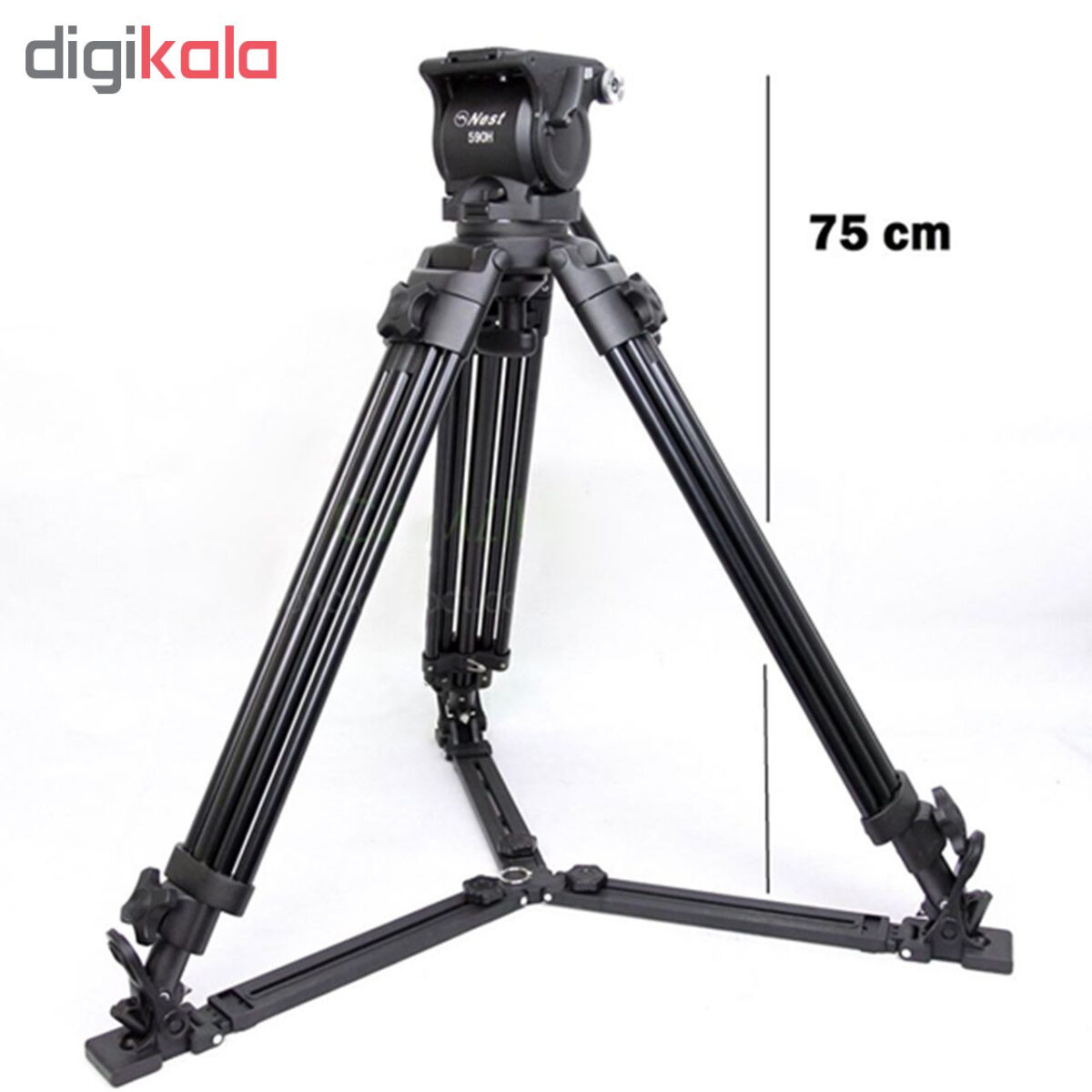 سه پایه فیلمبرداری حرفه ای نست مدل NT-590