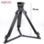 سه پایه فیلمبرداری حرفه ای نست مدل NT-590