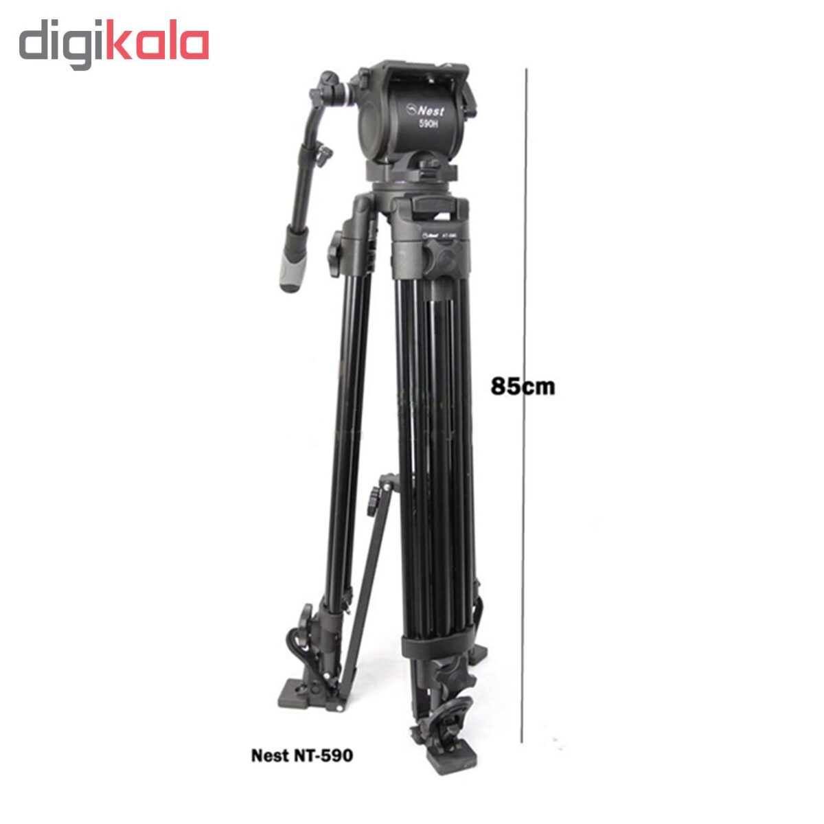 سه پایه فیلمبرداری حرفه ای نست مدل NT-590