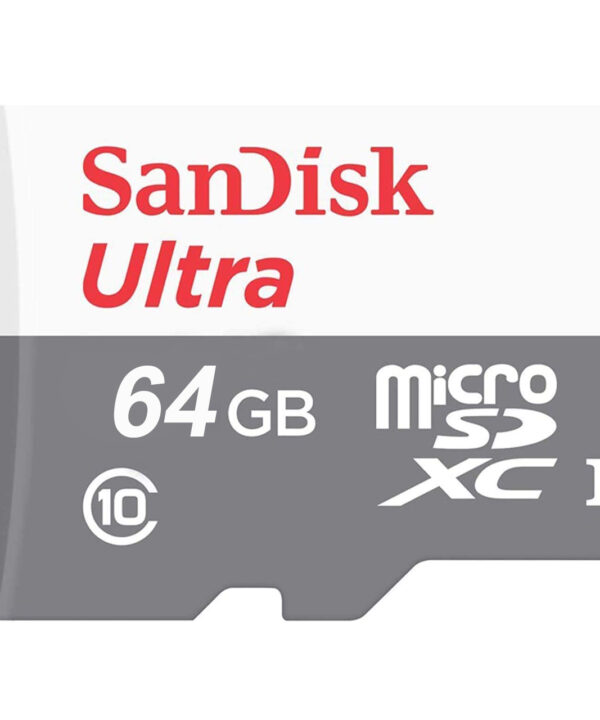 کارت حافظه microSDXC  مدل Ultra کلاس 10 استاندارد UHS-I U1 سرعت 100MBps ظرفیت 64 گیگابایت