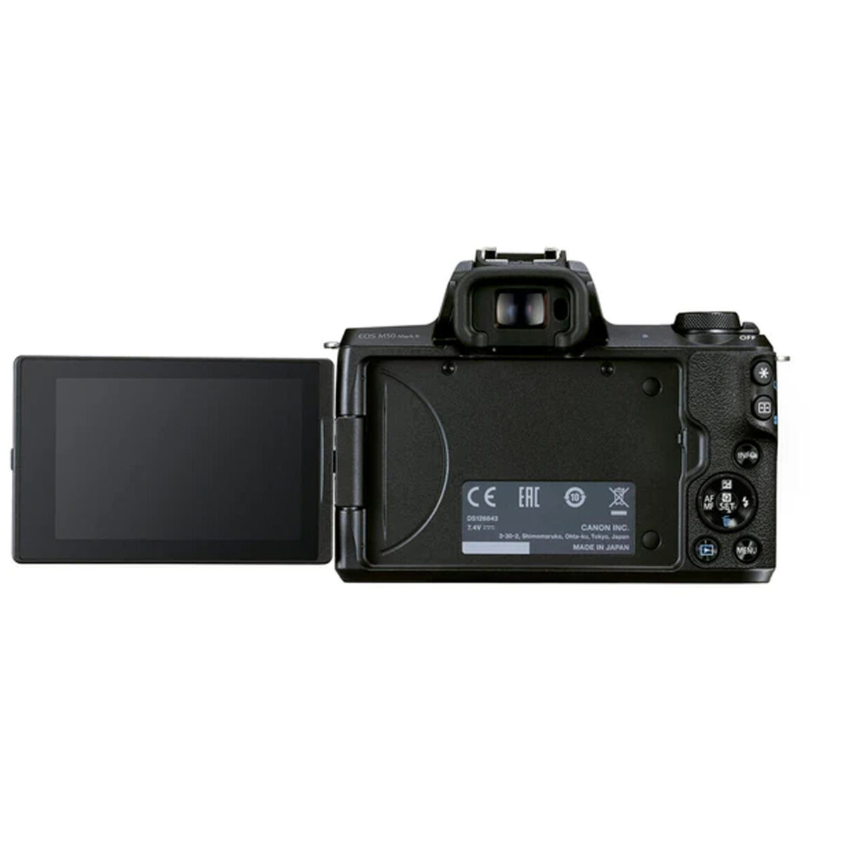 دوربین دیجیتال بدون آینه کانن مدل EOS M50 Mark II kit 15-45mm f/3.5-6.3 IS STM