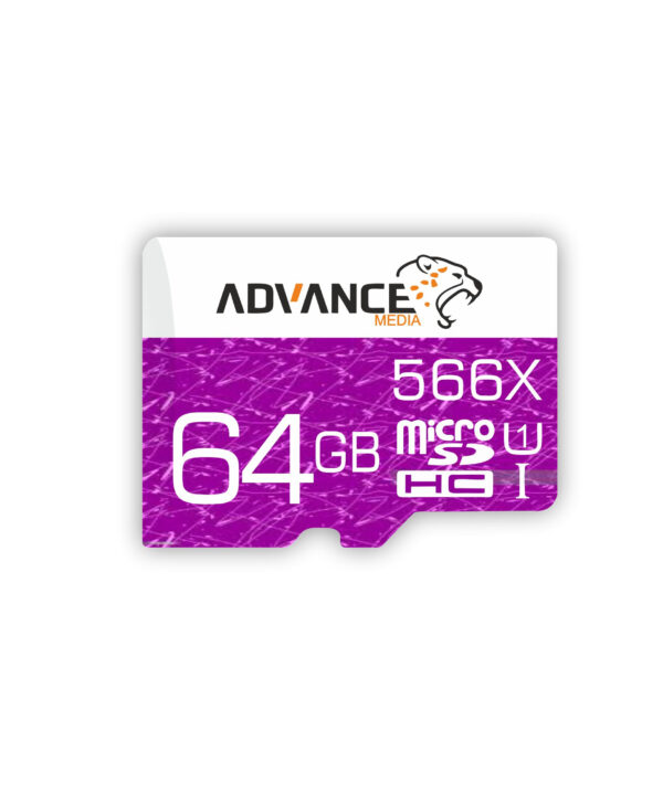 کارت حافظه microSDHC ادونس مدل 566X کلاس 10 استاندارد UHS-I U1 سرعت 85MBps ظرفیت 64 گیگابایت