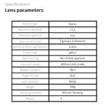 لنز دوربین سون آرتیزانس مدل 55mm F/1.4 Mark II For Sony E