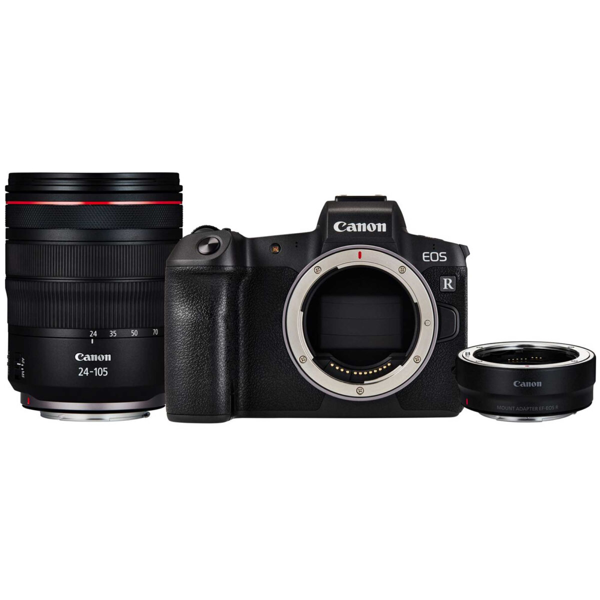 دوربین دیجیتال بدون آینه کانن مدل EOS R به همراه لنز RF 24-105mm و Mount Adapter EF-EOS R