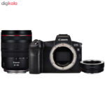 دوربین دیجیتال بدون آینه کانن مدل EOS R به همراه لنز RF 24-105mm و Mount Adapter EF-EOS R