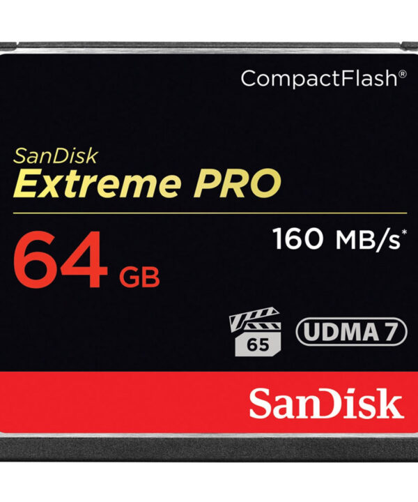 کارت حافظه CompactFlash سن دیسک مدل Extreme Pro سرعت 1067X 160MBps ظرفیت 64 گیگابایت