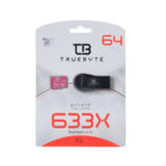 کارت حافظه microSD XC تروبایت مدل 633X-A2-V30 کلاس 10 استاندارد UHS-I U3 سرعت 95MBps ظرفیت 64 گیگابایت به همراه کارت خوان بسته 5 عددی