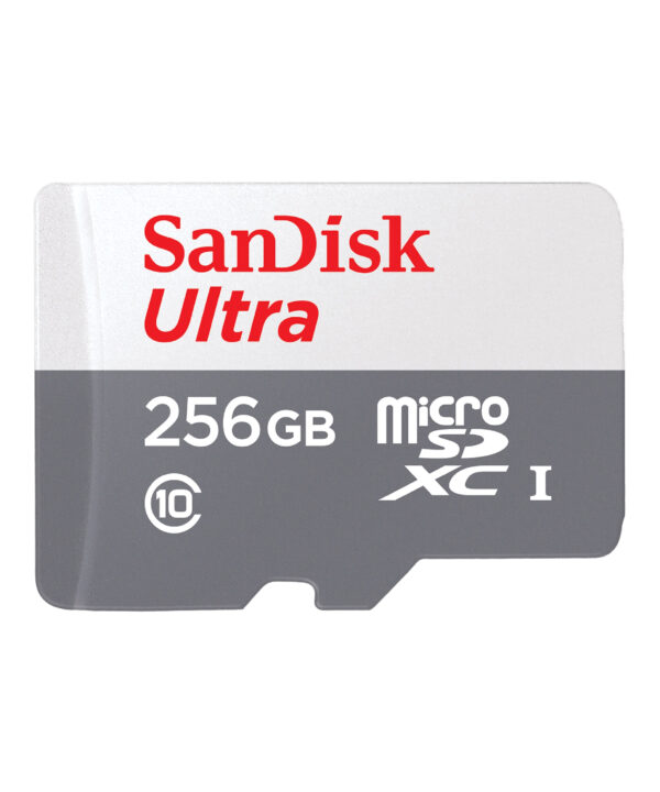 کارت حافظه microSDXC سن دیسک مدل Ultra کلاس 10 استاندارد UHS-I U1 سرعت 100MBps ظرفیت 256 گیگابایت