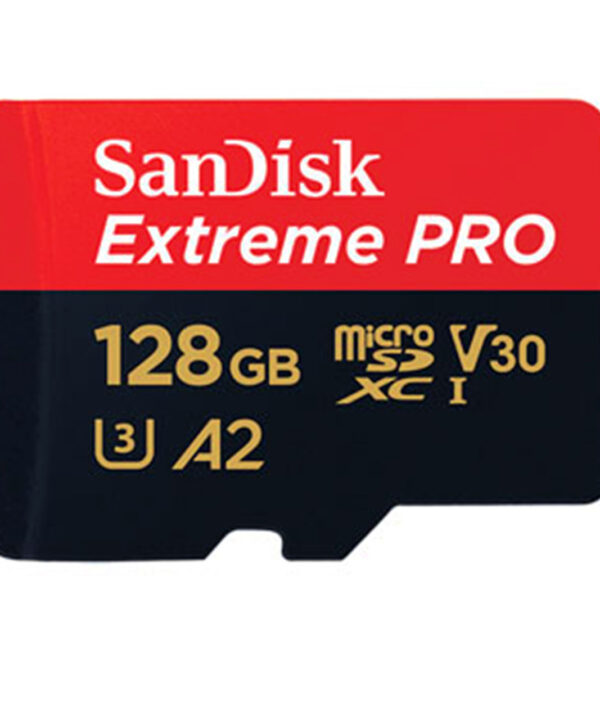 کارت حافظه microSDXC سن دیسک مدل Extreme PRO کلاس A2 استاندارد UHS-I U3 سرعت 170MBs ظرفیت 128 گیگابایت