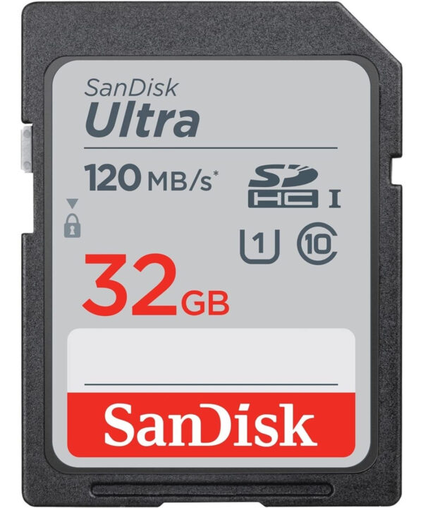 کارت حافظه SDXC  مدل Ultra کلاس 10 استاندارد UHS-I U1 سرعت 120MBps ظرفیت 32 گیگابایت