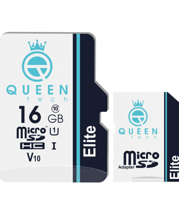 کارت حافظه Micro SD XC کوئین تک مدل A2-V30-433X کلاس 10 استاندارد UHS-l U3 سرعت 65MBps ظرفیت 16 گیگابایت به همراه آداپتور SD
