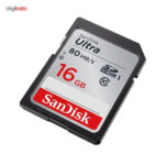 کارت حافظه SDHC سن دیسک مدل Ultra کلاس 10 استاندارد UHS-I U1 سرعت 533X 80MBps ظرفیت 16 گیگابایت بسته 5عددی