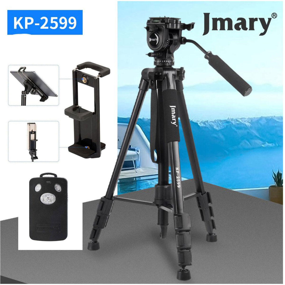 سه پایه دوربین جی ماری مدل KP-2599-RT