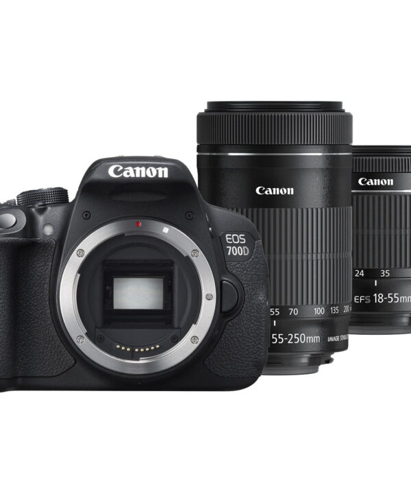 دوربین دیجیتال کانن مدل EOS 700D With 18-55mm IS2+55-250mm IS2 Lens