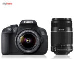دوربین دیجیتال کانن مدل EOS 700D With 18-55mm IS2+55-250mm IS2 Lens
