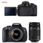 دوربین دیجیتال کانن مدل EOS 700D With 18-55mm IS2+55-250mm IS2 Lens
