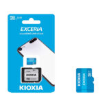 کارت حافظه‌ microSDHC کیوکسیا مدل EXCERIA کلاس 10 استاندارد UHS-I U1 سرعت 100MBps ظرفیت 64 گیگابایت به همراه آداپتور SD