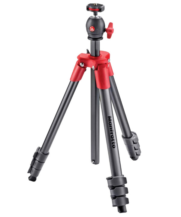 سه پایه دوربین منفروتو مدل MKCOMPACTLT-RD