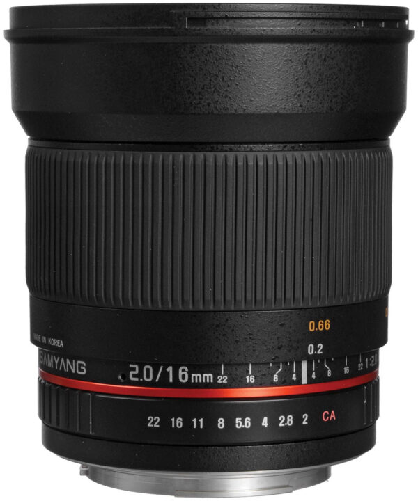 لنز سامیانگ مدل 16mm f/2.0 ED AS UMC CS