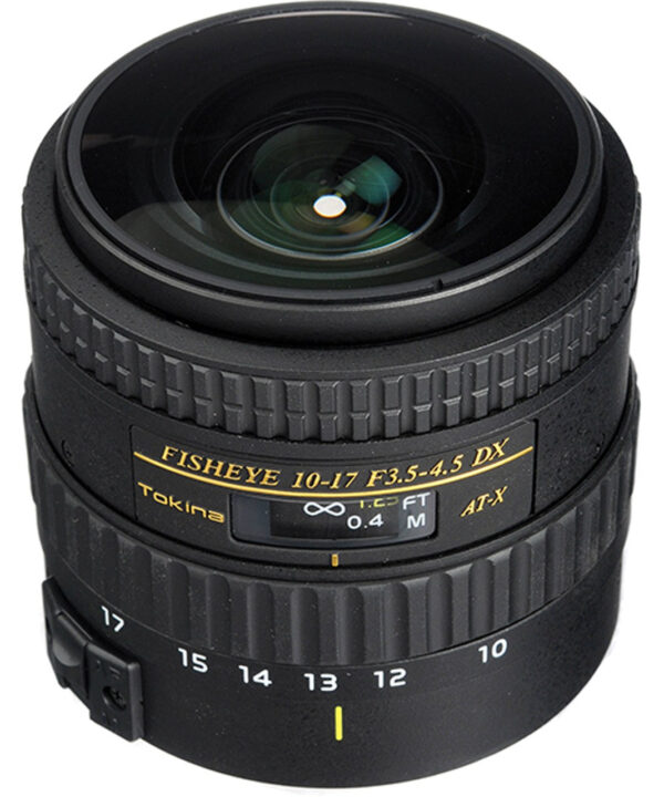لنز دوربین توکینا 17-10 F/3.5-4.5 DX Auotofocus Fisheye For Canon