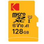 کارت حافظه microSD کداک مدل V10 کلاس 10 استاندارد C10 سرعت 90mbps ظرفیت 128 گیگابایت به همراه آداپتور