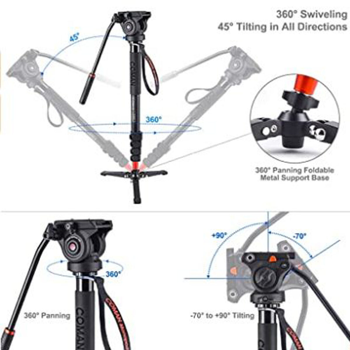 تک پایه کومان مدل KX3232 کد 3232