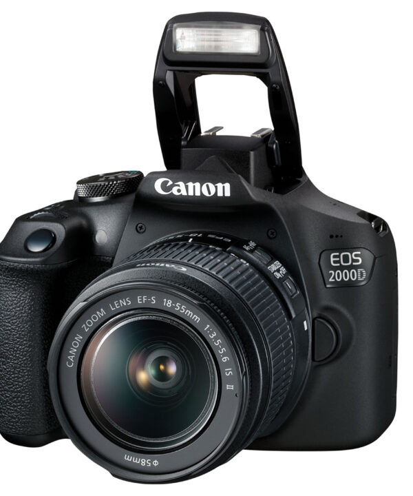 دوربین دیجیتال کانن مدل EOS 2000D به همراه لنز 18-55 میلی متر IS II