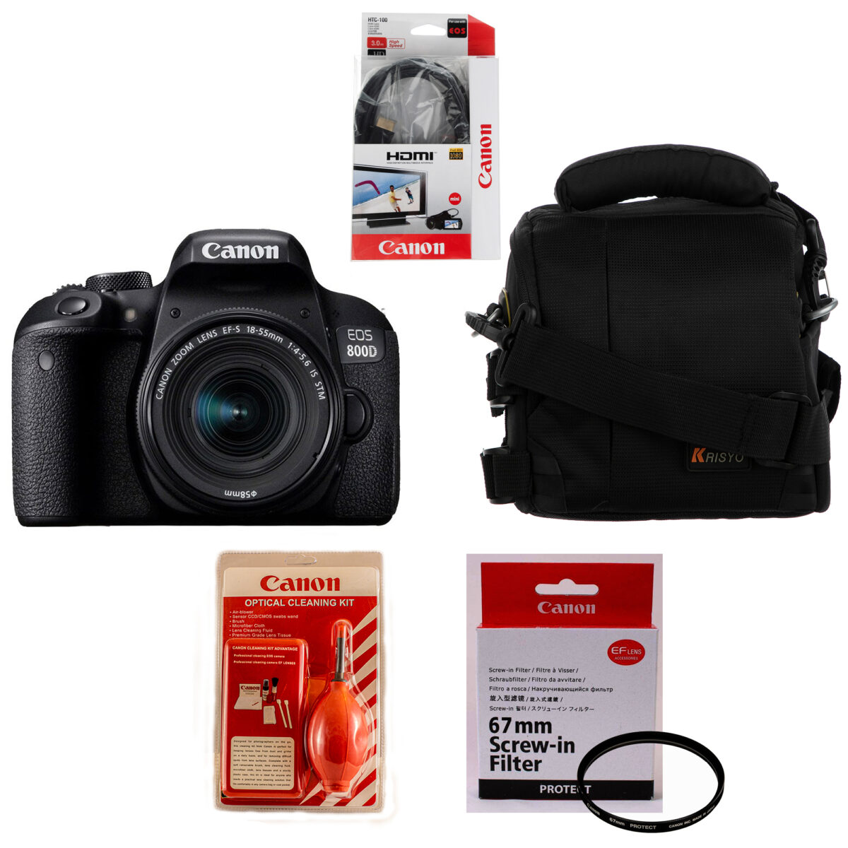 دوربین دیجیتال کانن مدل EOS 800D به همراه لنز 18-55 میلی متر IS STM