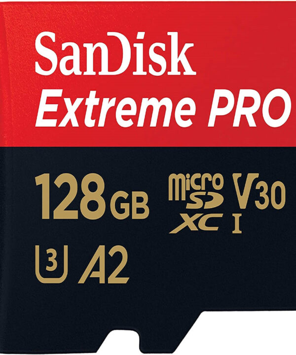 کارت حافظه microSDXC سن دیسک مدل Extreme PRO کلاس A2 استاندارد UHS-I U3 سرعت 200MBs ظرفیت 128 گیگابایت