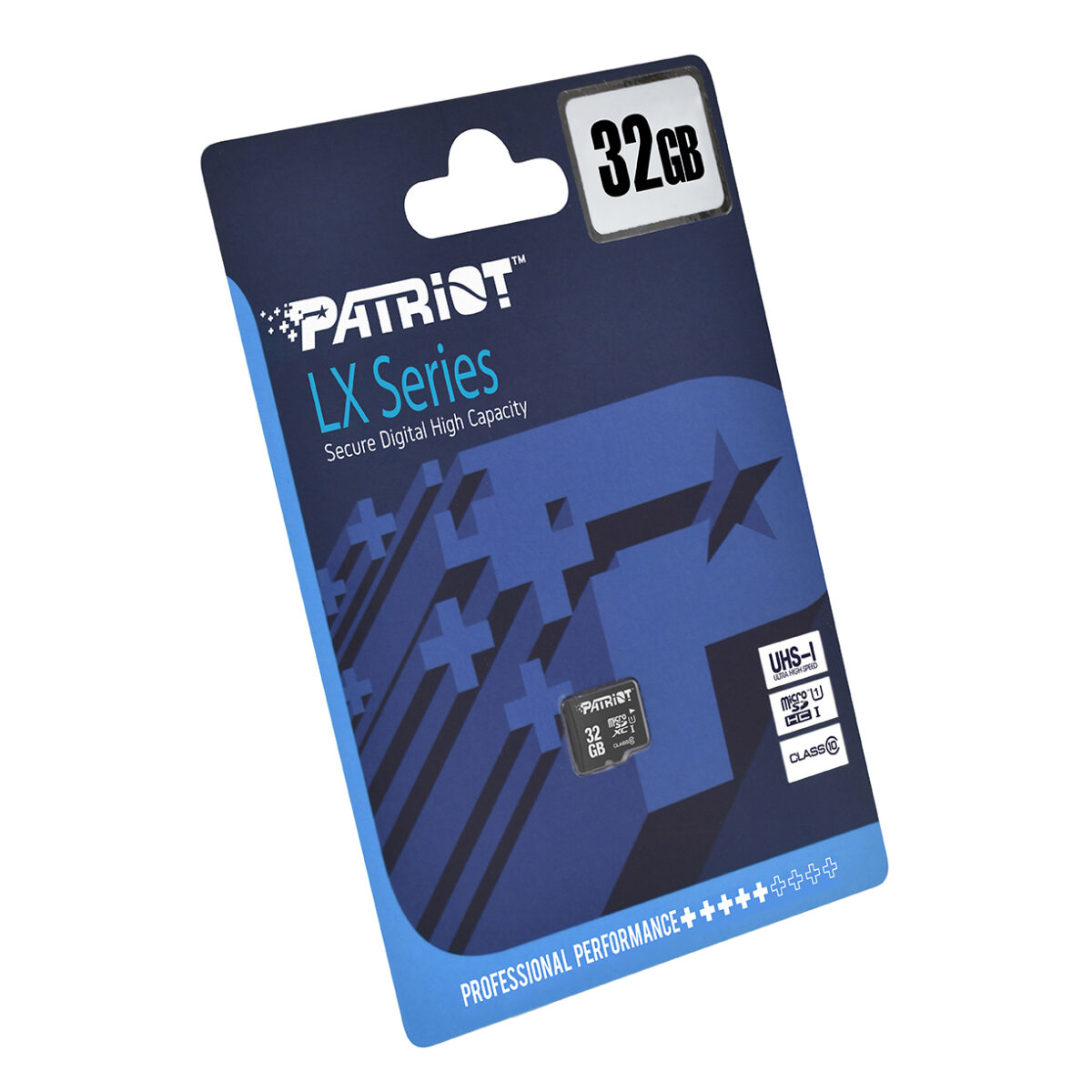 کارت حافظه‌ microSDXC پتریوت مدل LX کلاس 10 استاندارد UHS-I U1سرعت 80MBps ظرفیت 32 گیگابایت