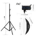 نور ثابت ال ای دی پلوز مدل Studio Strobe Flash Light
