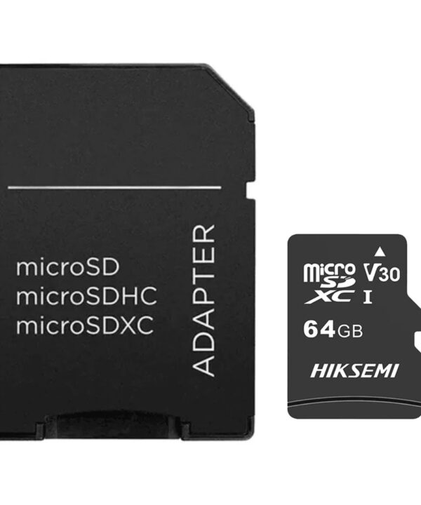 کارت حافظه microSDXC هایکسمی مدل HS-TF-C1 کلاس 10 ظرفیت 64 گیگابایت به همراه آداپتور