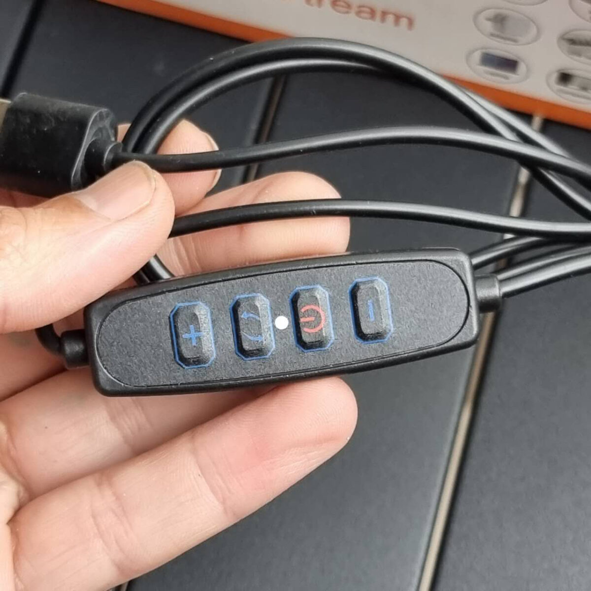 رینگ لایت مدل ذره بین کد 12W-360 ROTATABLE