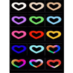 نور ثابت ال ای دی مدل mj16-6RGB