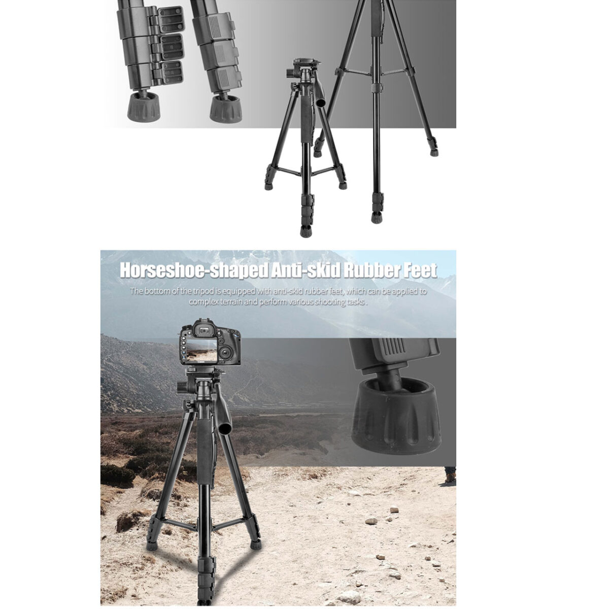 سه پایه دوربین کینگ‌جوی مدل VT-890H