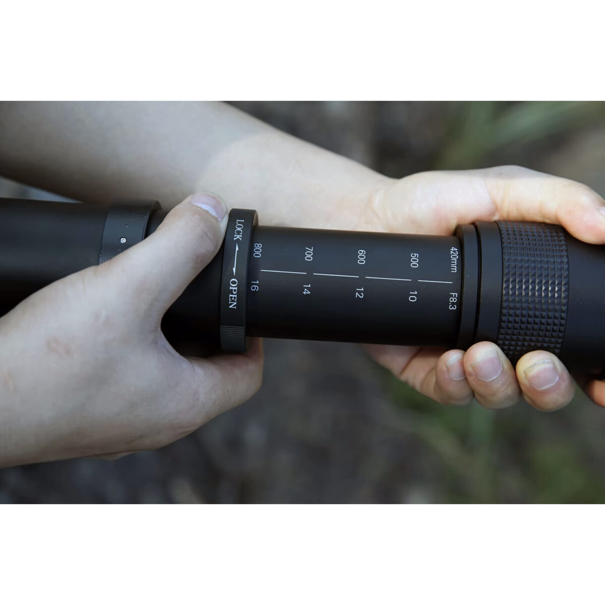 لنز دوربین لایت داو مدل Super Telephoto Zoom 420-800mm MF f8.3~16 مناسب برای دوربین های نیکون