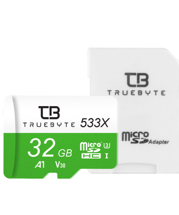کارت حافظه microSDHC تروبایت مدل 533X-A1-V30 کلاس 10 استاندارد UHS-l U3 سرعت 85MBps ظرفیت 32 گیگابایت به همراه آداپتور SD