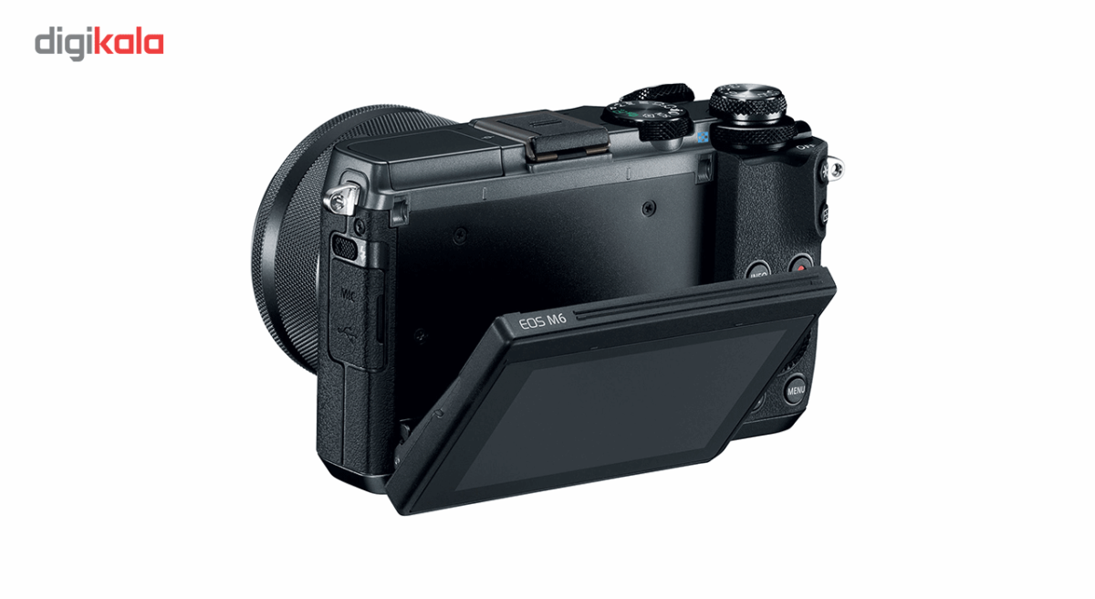 دوربین دیجیتال بدون آینه کانن مدل EOS M6 به همراه لنز 15-45 میلی متر IS STM