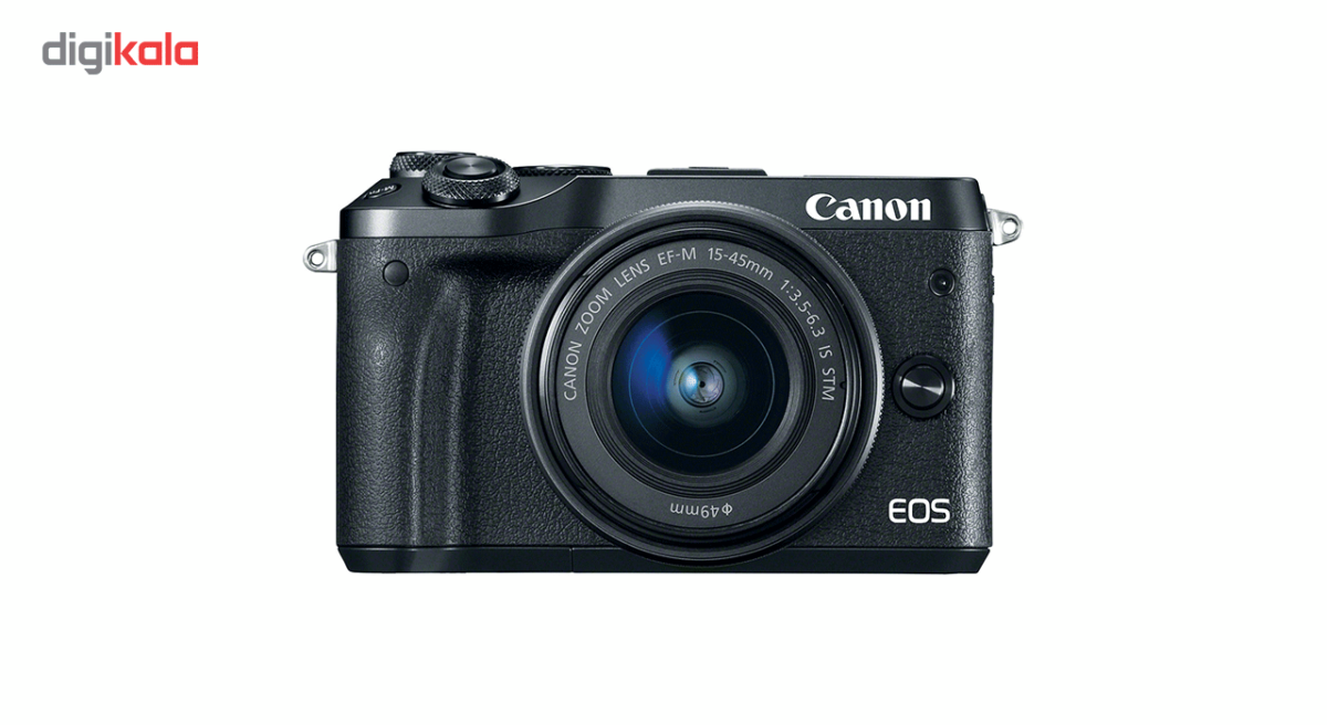 دوربین دیجیتال بدون آینه کانن مدل EOS M6 به همراه لنز 15-45 میلی متر IS STM