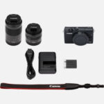 دوربین دیجیتال بدون آینه کانن مدل EOS M200 BK M15-45S M55-200