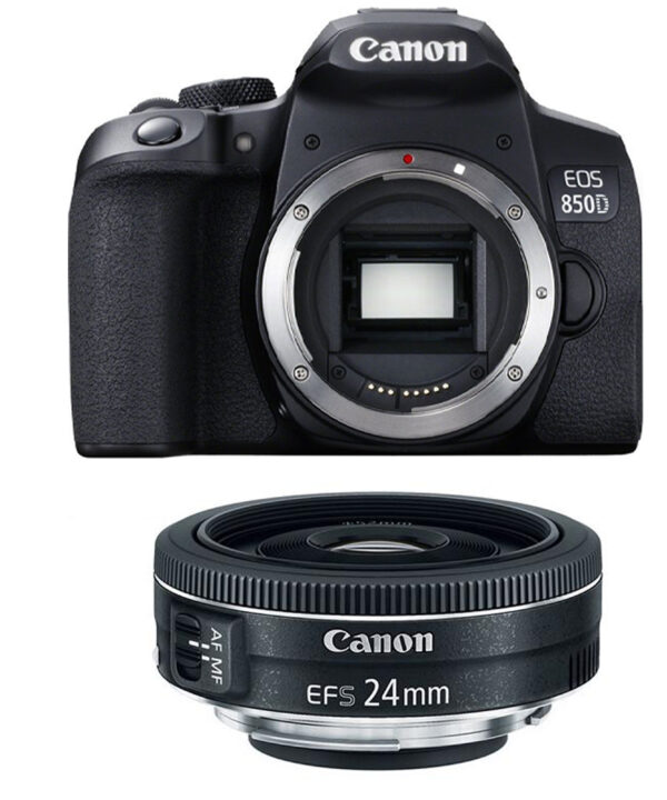 دوربین دیجیتال کانن مدل EOS 850D به همراه لنز 24 میلی متر F/2.8 STM