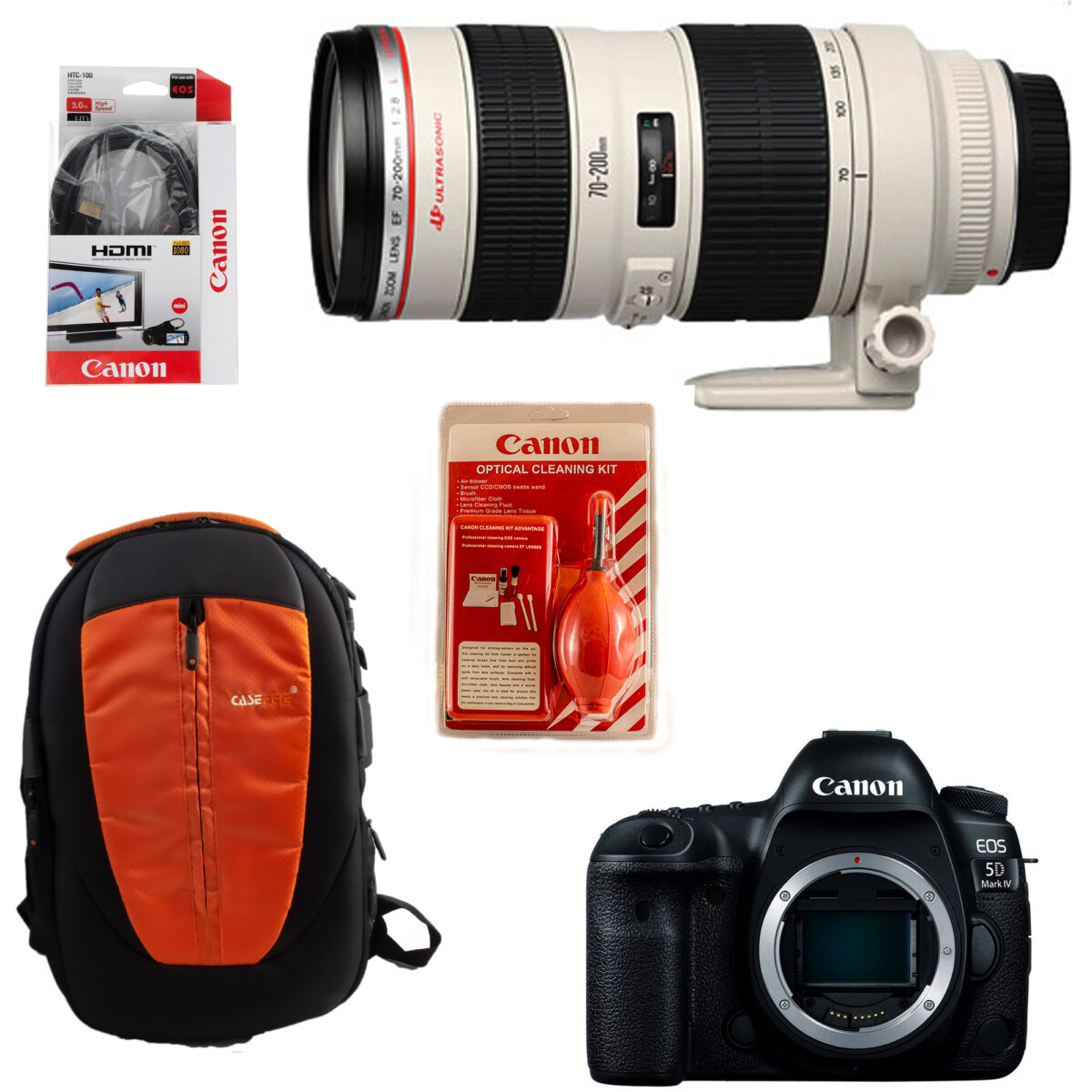 دوربین دیجیتال کانن مدل EOS 5D Mark IV به همراه لنز 70-200 میلی متر F2.8 ultrasonic USM