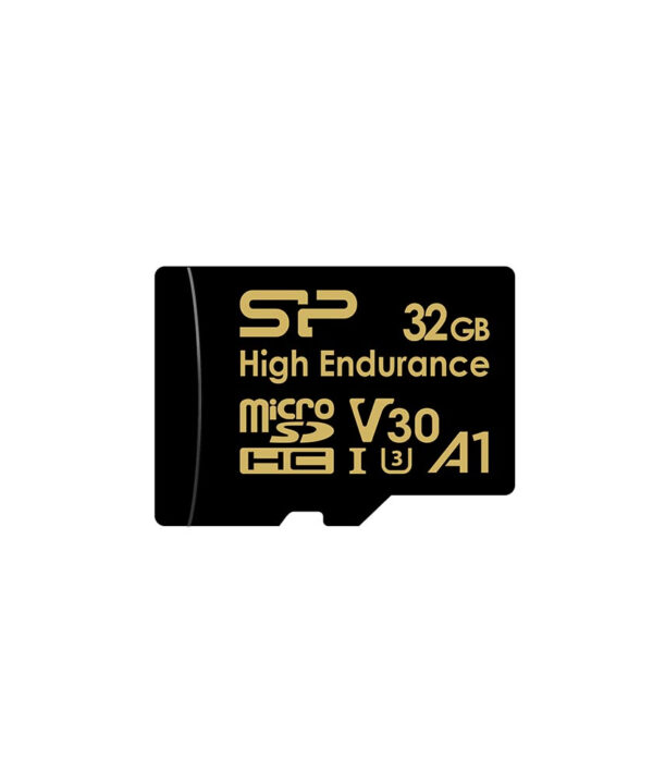کارت حافظه microSDHC سیلیکون پاور مدل Golden series Superior کلاس 10 استاندارد UHS-I U3 سرعت 10MBps ظرفیت 32 گیگابایت