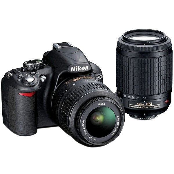 دوربین دیجیتال نیکون دی 3100 کیت دو لنز 18-55 و 55-200