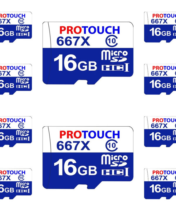 کارت حافظه‌ microSDHC پروتاچ مدل Bulk کلاس 10 استاندارد UHS-1 U1 ظرفیت 16 گیگابایت بسته 10 عددی