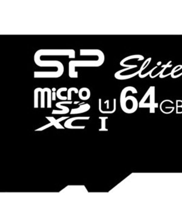کارت حافظه microSDXC سیلیکون پاور مدل Elite کلاس 10 استاندارد UHS-I U1 سرعت 85MBps ظرفیت 64 گیگابایت