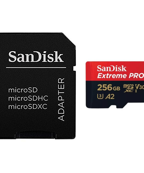 کارت حافظه SDSQXCU سن دیسک مدل Extreme Pro 4k استاندارد UHS-I سرعت 200MBps ظرفیت 256 گیگابایت