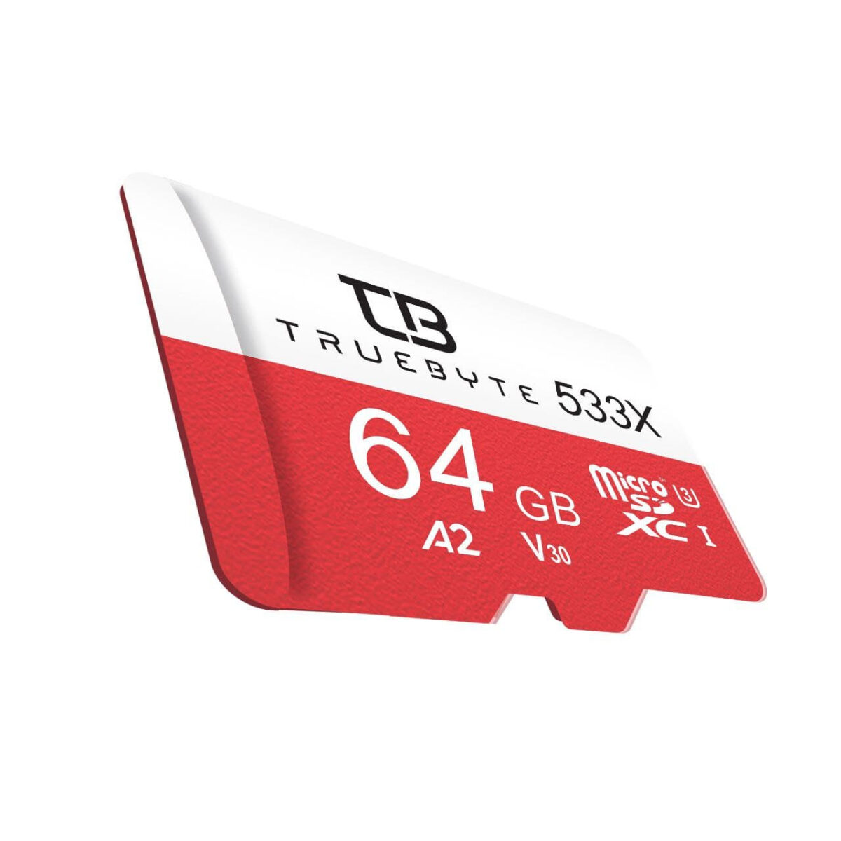 کارت حافظه microSD XC تروبایت مدل 533X-A2- V30 کلاس 10 استاندارد UHS-I U3 ظرفیت 64 گیگابایت