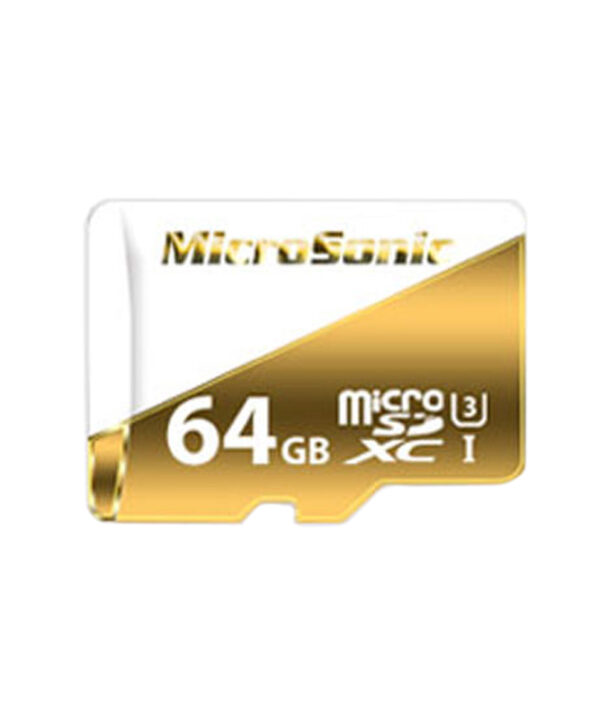 کارت حافظه microSDXC میکرو سونیک مدل 533X-A1-V30 کلاس 10 استاندارد UHS-I U3 سرعت 80MBps ظرفیت 64 گیگابایت